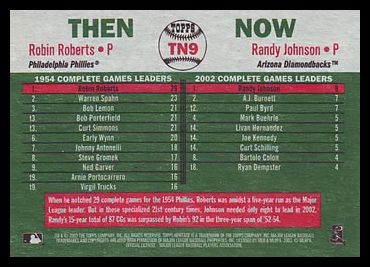 2003 Topps Heritage Then and Now